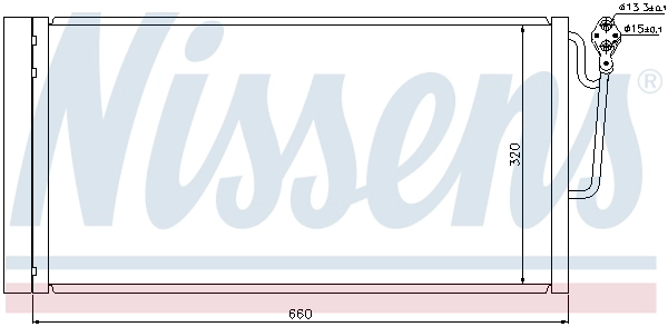 NISSENS 940118 - Радиатор кондиционера