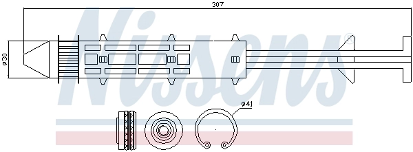 NISSENS 95319 - Осушители кондиционера