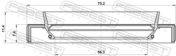 Сальник ступицы