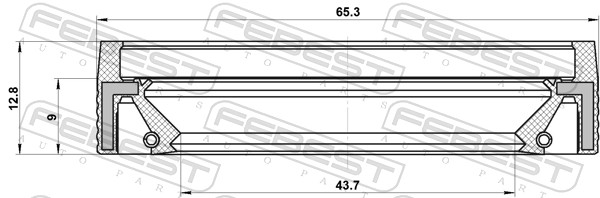 Сальник КПП