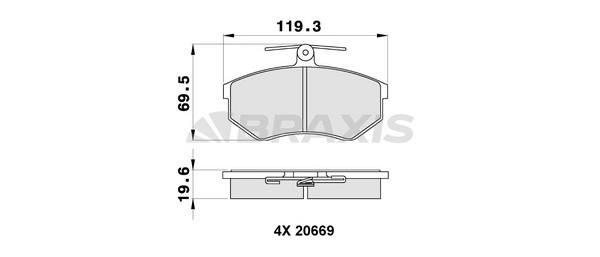 Тормозные колодки 
