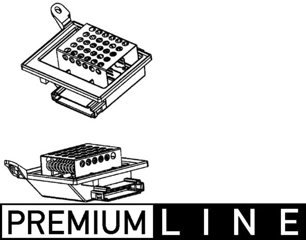 MAHLE ABR 86 000P - Сопротивление, вентилятор салона BEHR *** PREMIUM LINE ***