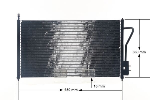 MAHLE AC 218 000S - Радиатор кондиционера