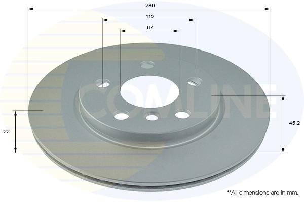 Тормозной диск Comline