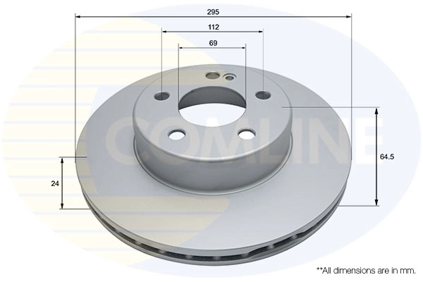 COMLINE ADC5002V - Тормозной диск Comline