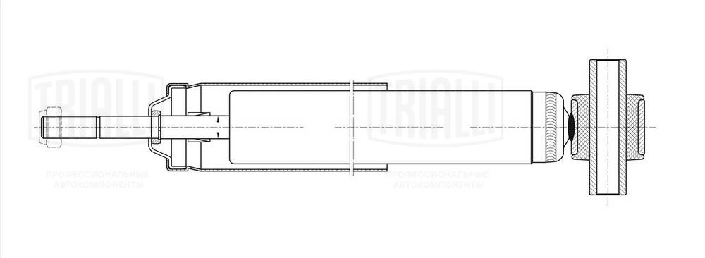TRIALLI AG 10525 - Амортизатор