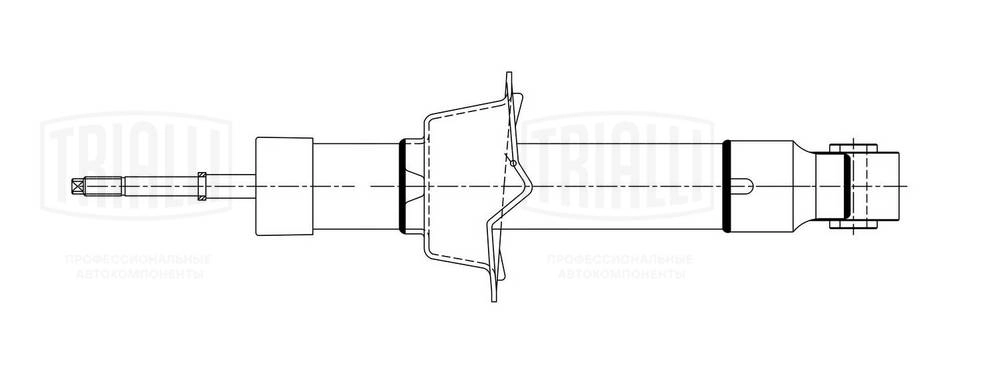 TRIALLI AG 30510 - Амортизатор