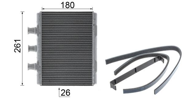 MAHLE AH 80 000P - Радиатор печки