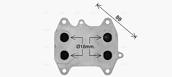 AVA QUALITY COOLING AI3451 - Масляный радиатор