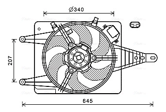 Вентилятор радиатора