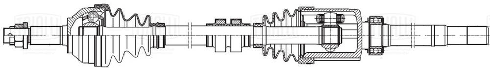 Приводной вал (полуось)
