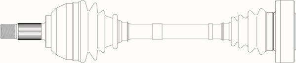Приводной вал (полуось)