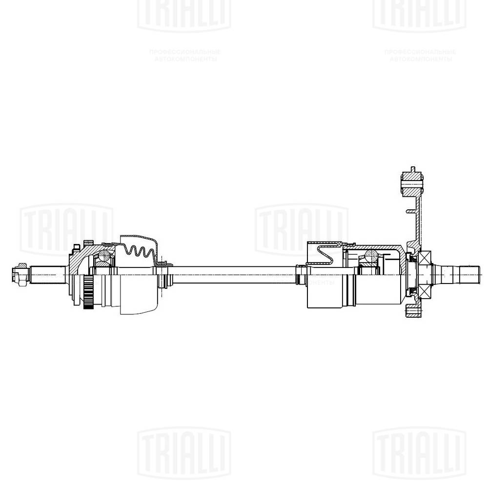 TRIALLI AR 854 - Приводной вал (полуось)