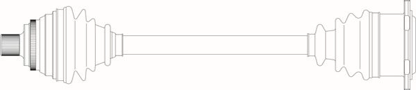 Приводной вал (полуось)