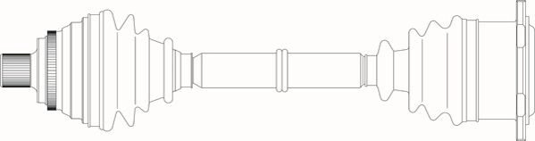 Приводной вал (полуось)