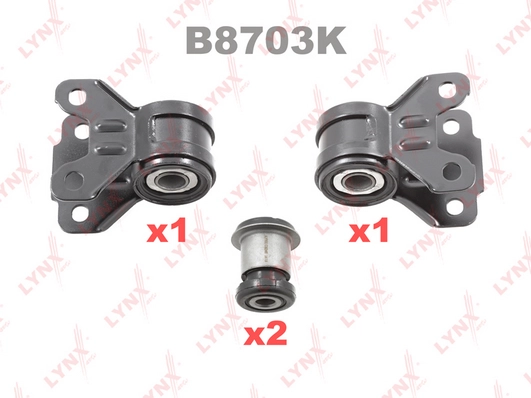LYNXAUTO B8703K - Подвеска, рычаг независимой подвески колеса KIT