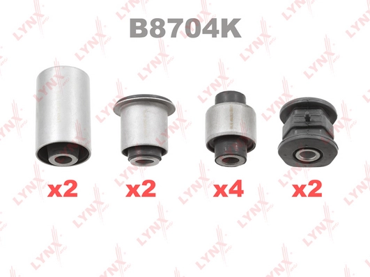 LYNXAUTO B8704K - Подвеска, рычаг независимой подвески колеса KIT