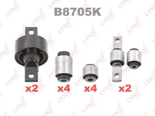 LYNXAUTO B8705K - Подвеска, рычаг независимой подвески колеса KIT