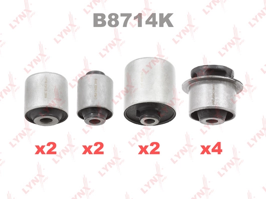 LYNXAUTO B8714K - Подвеска, рычаг независимой подвески колеса KIT