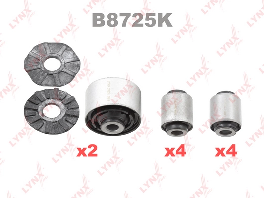 LYNXAUTO B8725K - Подвеска, рычаг независимой подвески колеса KIT
