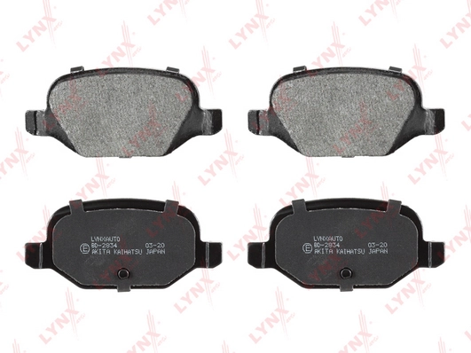 LYNXAUTO BD-2834 - Тормозные колодки 
