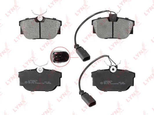 LYNXAUTO BD-8054 - Тормозные колодки 
