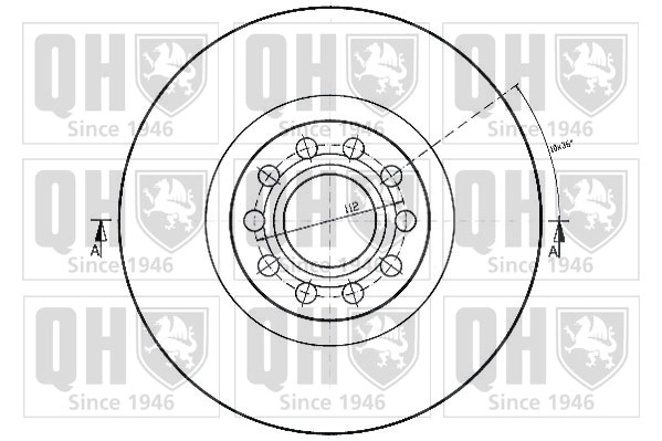 QUINTON HAZELL BDC4788 - Тормозные диски