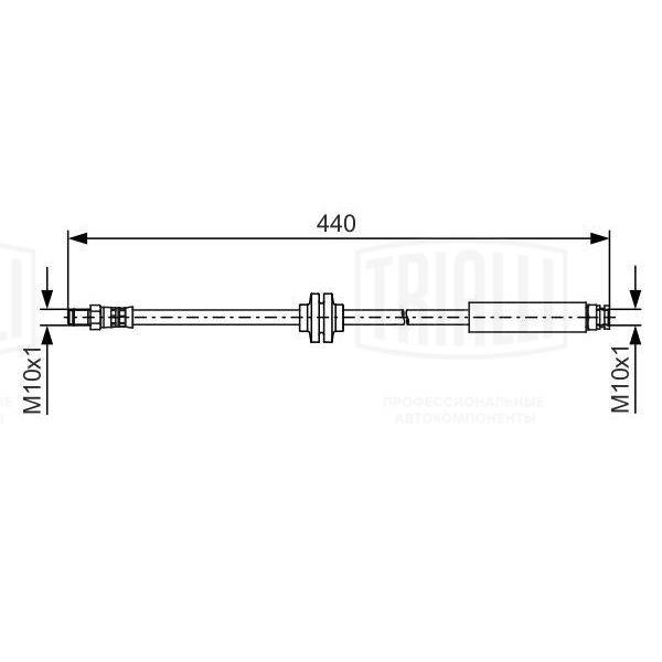 TRIALLI BF 1609 - Тормозные шланги