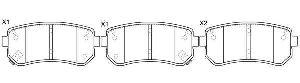 SACHS BP10436 - Тормозные колодки 