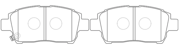 SACHS BP21472 - Тормозные колодки 