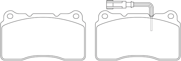 SACHS BP41150W - Тормозные колодки 