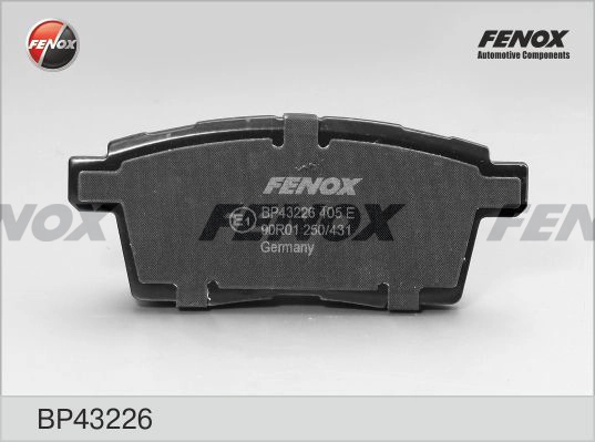 FENOX BP43226 - Тормозные колодки 