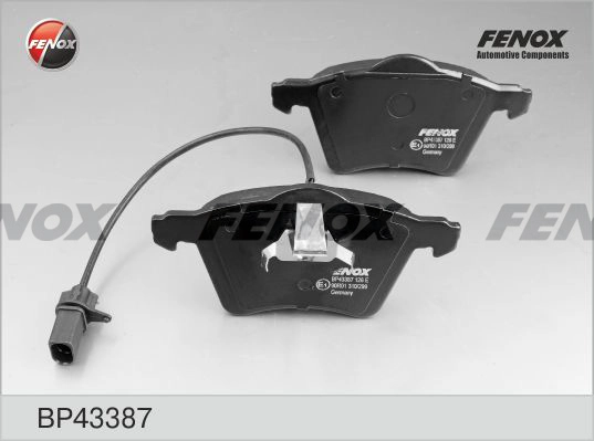 FENOX BP43387 - Тормозные колодки 