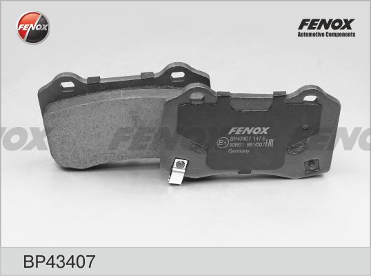 FENOX BP43407 - Тормозные колодки 