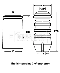 Пыльники и отбойники амортизатора