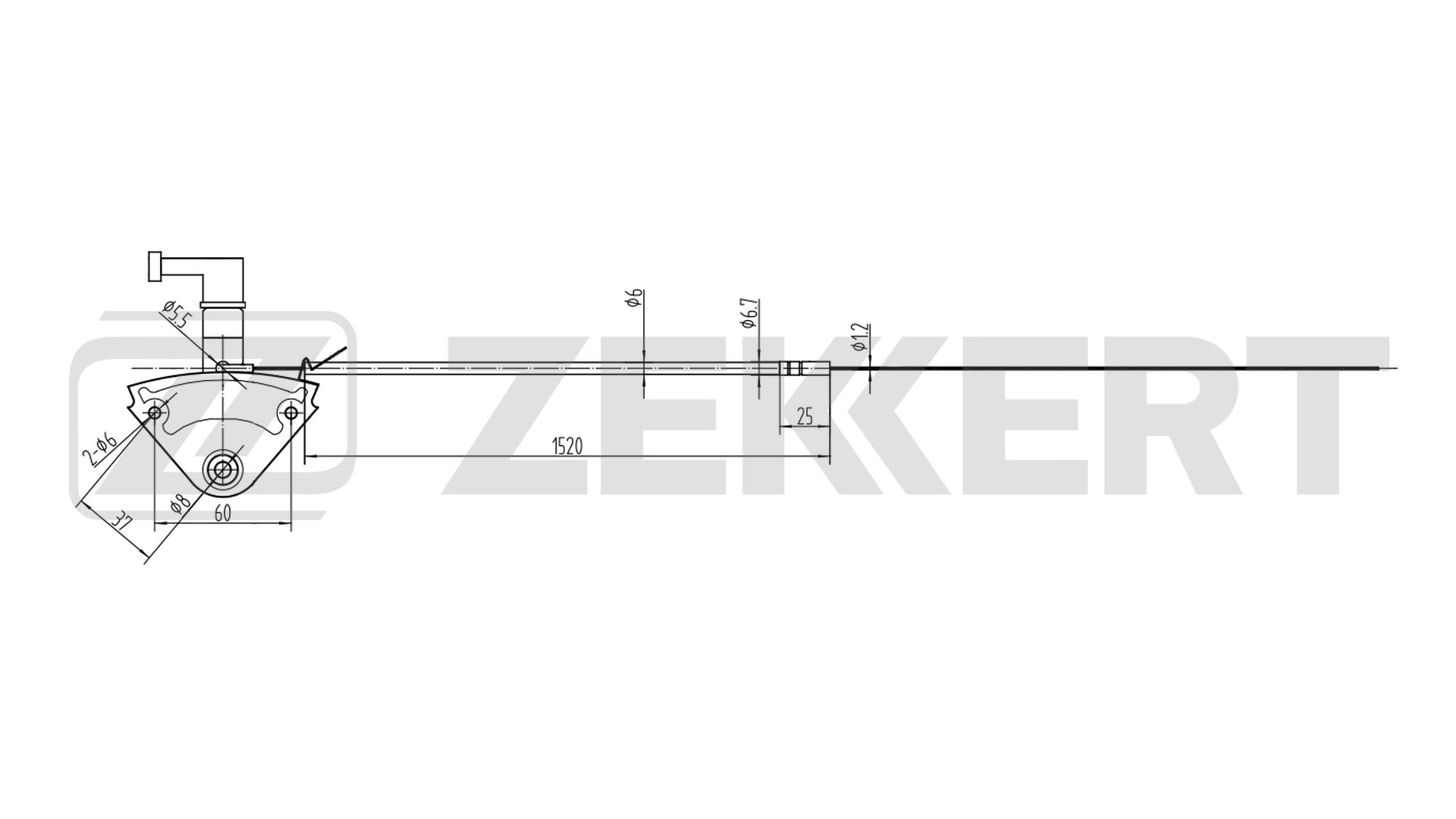 Тросик капота