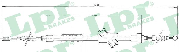 LPR C1502B - Трос ручника
