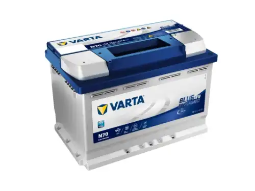 VARTA 570500076 - аккумуляторная батарея! антивибрац BLUE DYNAMIC EFB 19.5/17.9 70Ah 760A евро 278x175x190\