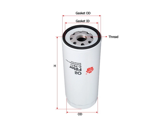 SAKURA AUTOMOTIVE C-7911 - Масляный фильтр