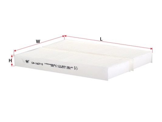 SAKURA AUTOMOTIVE CA-1607-S - Салонный фильтр