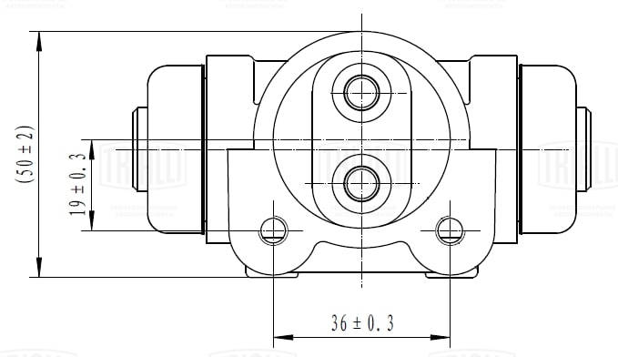 TRIALLI CF 0120 - Рабочий тормозной цилиндр