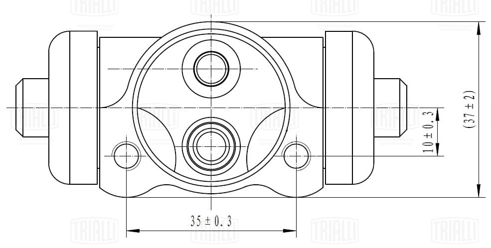 TRIALLI CF 0155 - Рабочий тормозной цилиндр