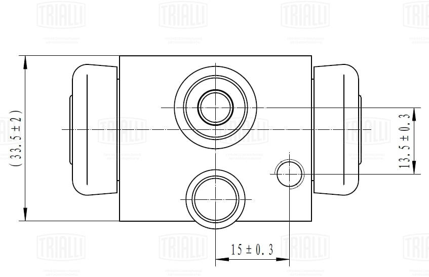 TRIALLI CF 0314 - Рабочий тормозной цилиндр