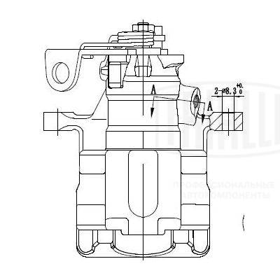 TRIALLI CF 182011 - Тормозной суппорт