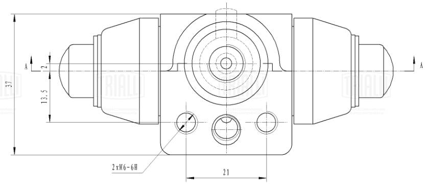 TRIALLI CF 2001 - Рабочий тормозной цилиндр