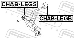 FEBEST CHAB-LEGS - Сайлентблок