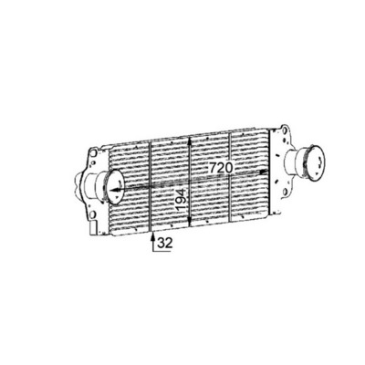 MAHLE CI 80 000P - Интеркулер