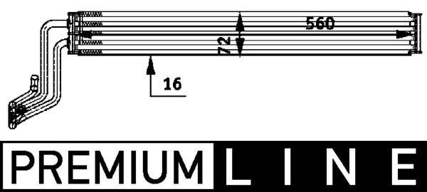 MAHLE CLC 48 000P - Масляный радиатор