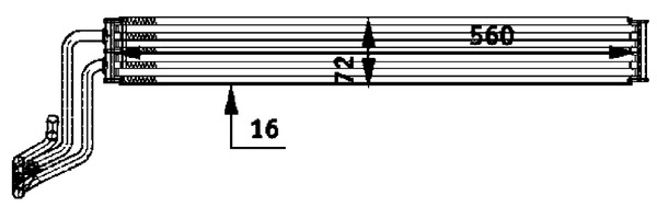MAHLE CLC 48 000P - Масляный радиатор