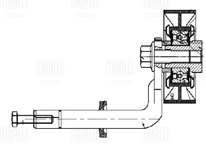 Натяжитель ремня генератора